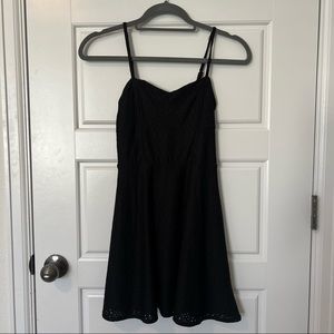 Black mini dress